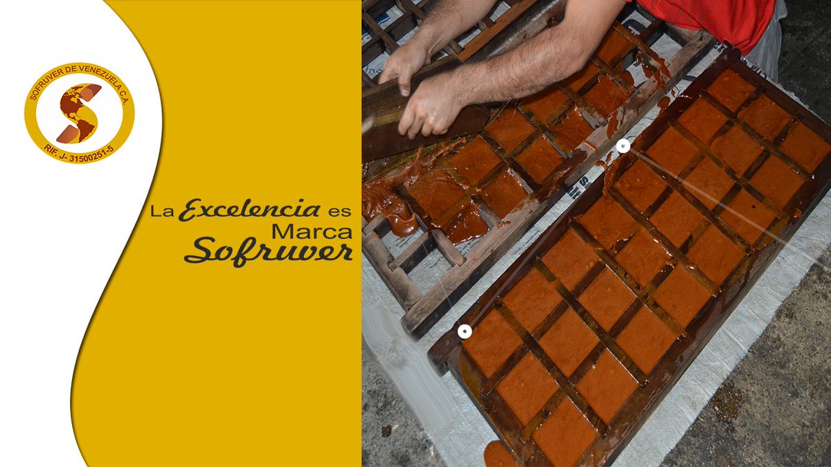 SOFRUVER's tweet photo. En nuestra unidad de Producción San Rafael hacemos con orgullo alimentos saludables para toda #Venezuela
Nuestra panela se prepara cuidadosamente y se le hace control de calidad para que usted tenga lo mejor en su mesa.
Así somos en #Sofruver con #amor logramos todo. https://t.co/BOV2BWIWRV