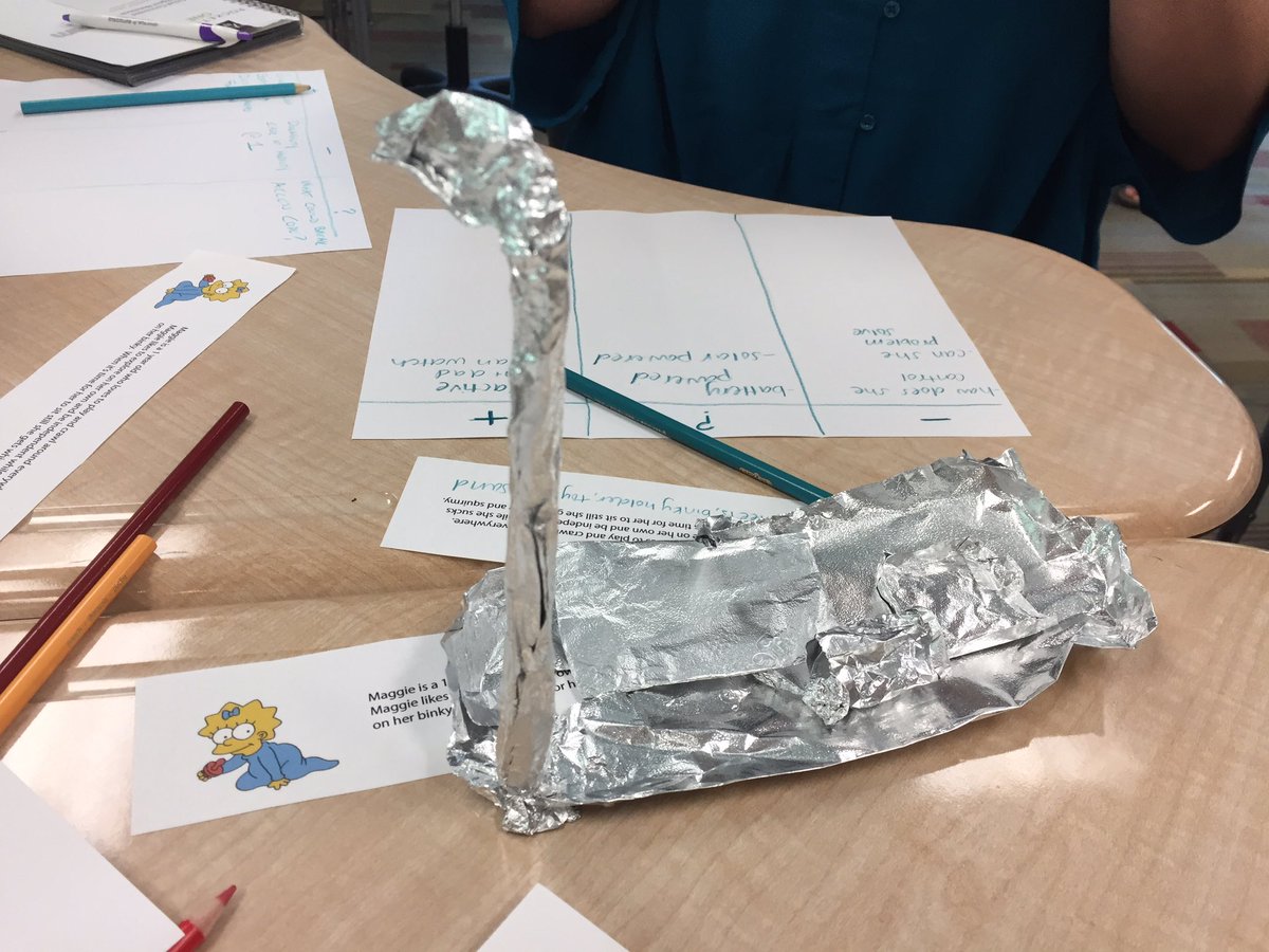 ckellam's tweet image. Design Thinking session at Ed Tech Summit. Designed floating hover board for Maggie. #designthinking #edtechteam