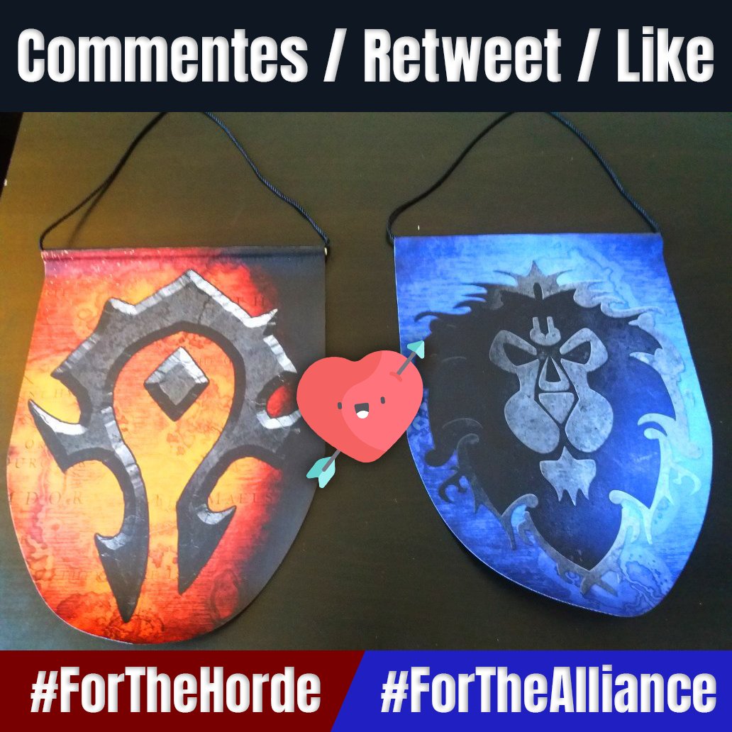 ElwynnetToax's tweet image. 🎁CONCOURS 🎁
@Warcraft_FR nous a envoyé ces deux magnifiques bannières ! 
Déclarez votre allégeance pour la gagner !

👇Pour participer👇
- Réponds #PourLaHorde ou #PourlAlliance!  
- FOLLOW / RT / LIKE 

2ème chance chez le copain @BigBad_Hater 

#Sponsored #ItMatter #BfA