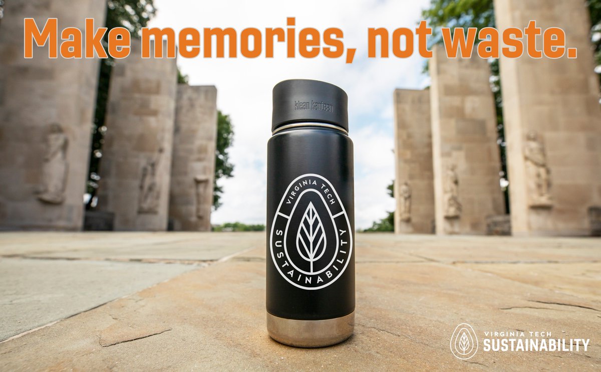 We've got BIG NEWS! This fall @HokieDining will sell custom 16 oz. insulated @kleankanteen travel mugs 😍💦☕️. They’re just $19.95, and include a $0.25 discount on all self-service drip coffee and soda. #BringYourOwn #VT22 #VirginiaTech #MakeMemoriesNotWaste
