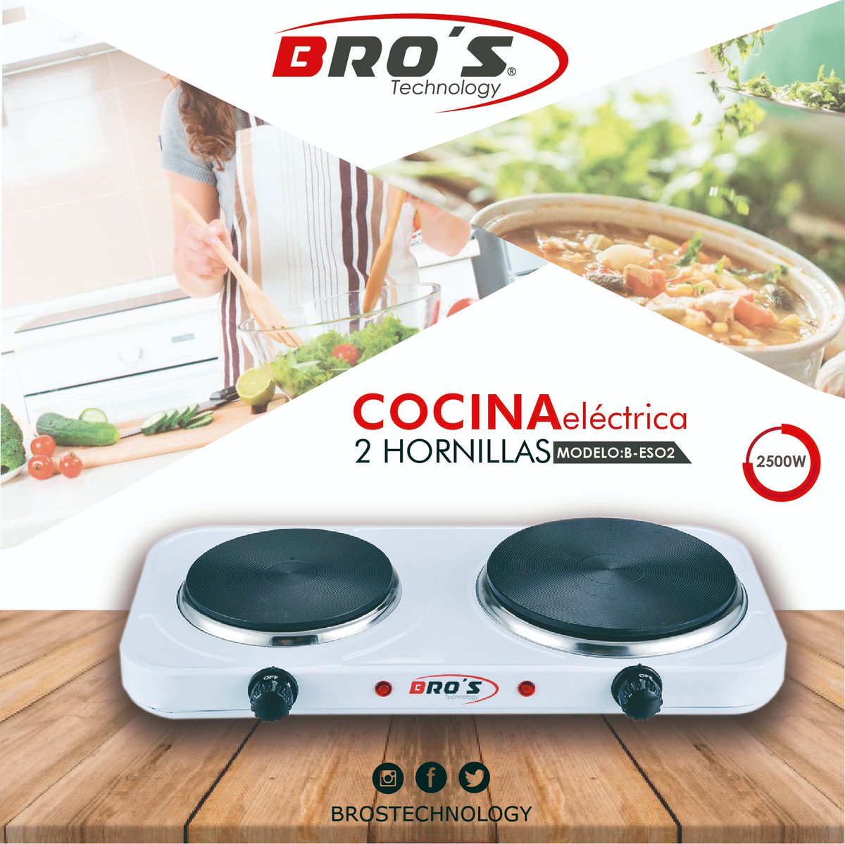 Copikonvnzla's tweet photo. Cocina Eléctrica
📌Diseño moderno y elegante 
📌Regulador de color
📌Resistencia y protector de calor
📌Indicador de luz 
📌Fácil limpieza

#cocina #copikon #bros #eléctronica #hogar #oficina https://t.co/VxCPk1TyR9