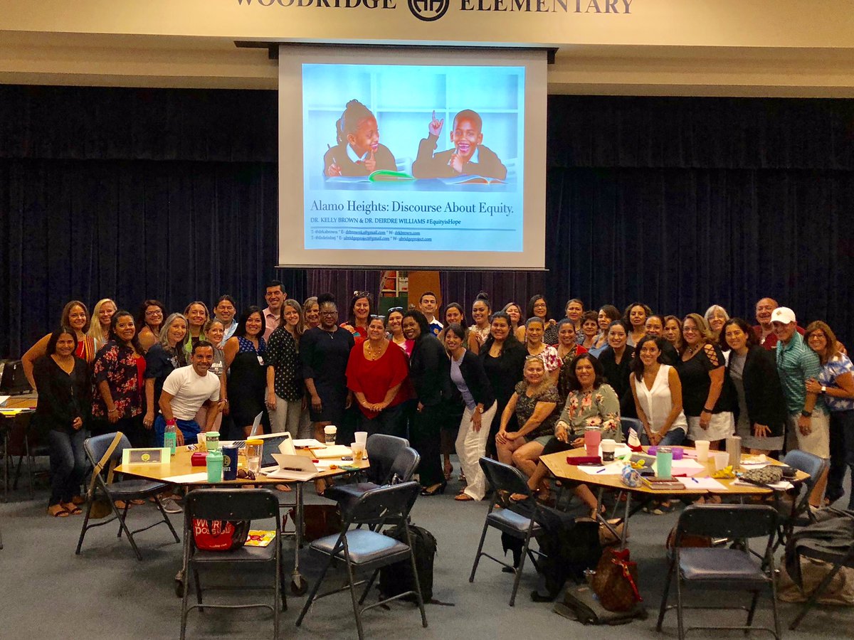 drjimmiewalker's tweet photo. "We are warriors and shields for our student!"
Drs. Williams and Brown at Pedagogy of Equity PD at Summer Language Academy.
YES, we are!!! #ahisd #ahisdlanguageacademy #ahisdlanguageprograms #EquityisHope https://t.co/Ifo9jEZErW