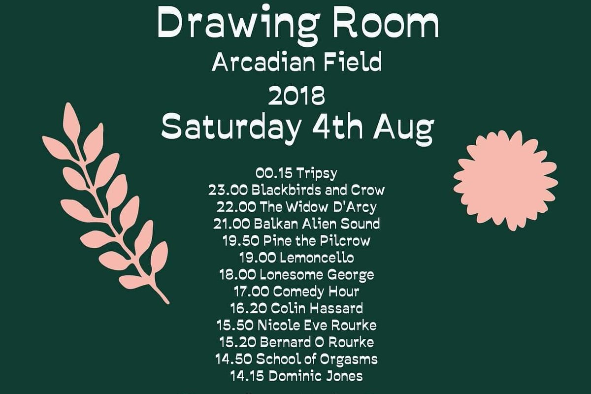 I'm very excited to be a smol part of the lineup at this year's <a href="/ArcadianField/">Arcadian Field</a> festival. If you're heading along yourself I'll be doing a spoken word set at 15.20 in the Drawing Room
#spokenword #poetry #bellurganpark #arcadianfield