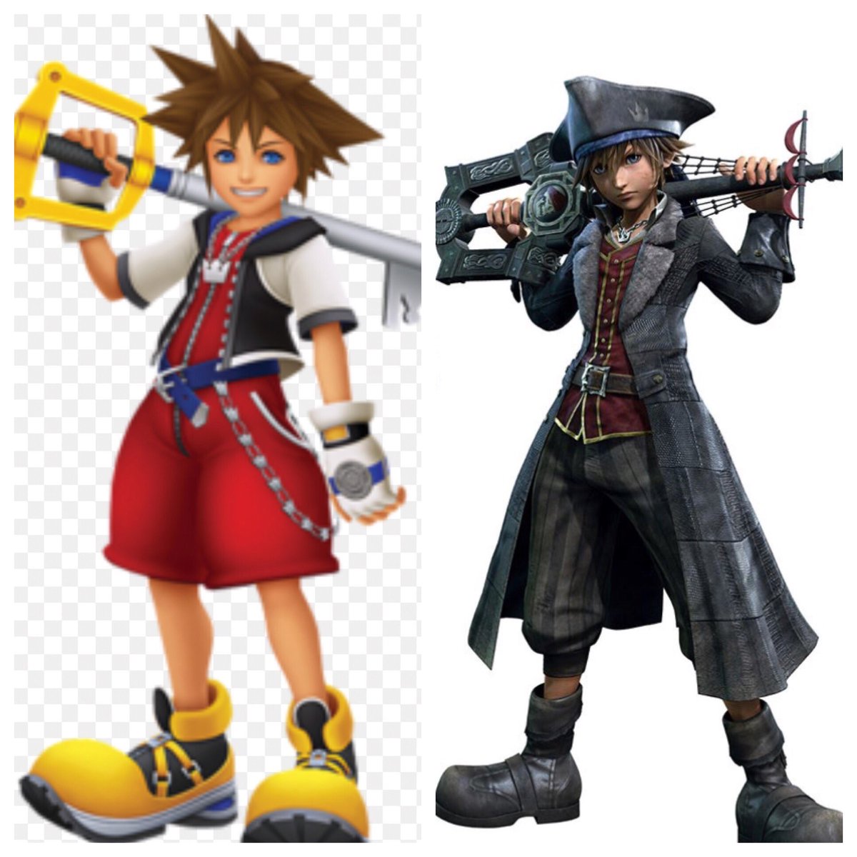 Sokka24's tweet image. Freshman year vs Senior year.