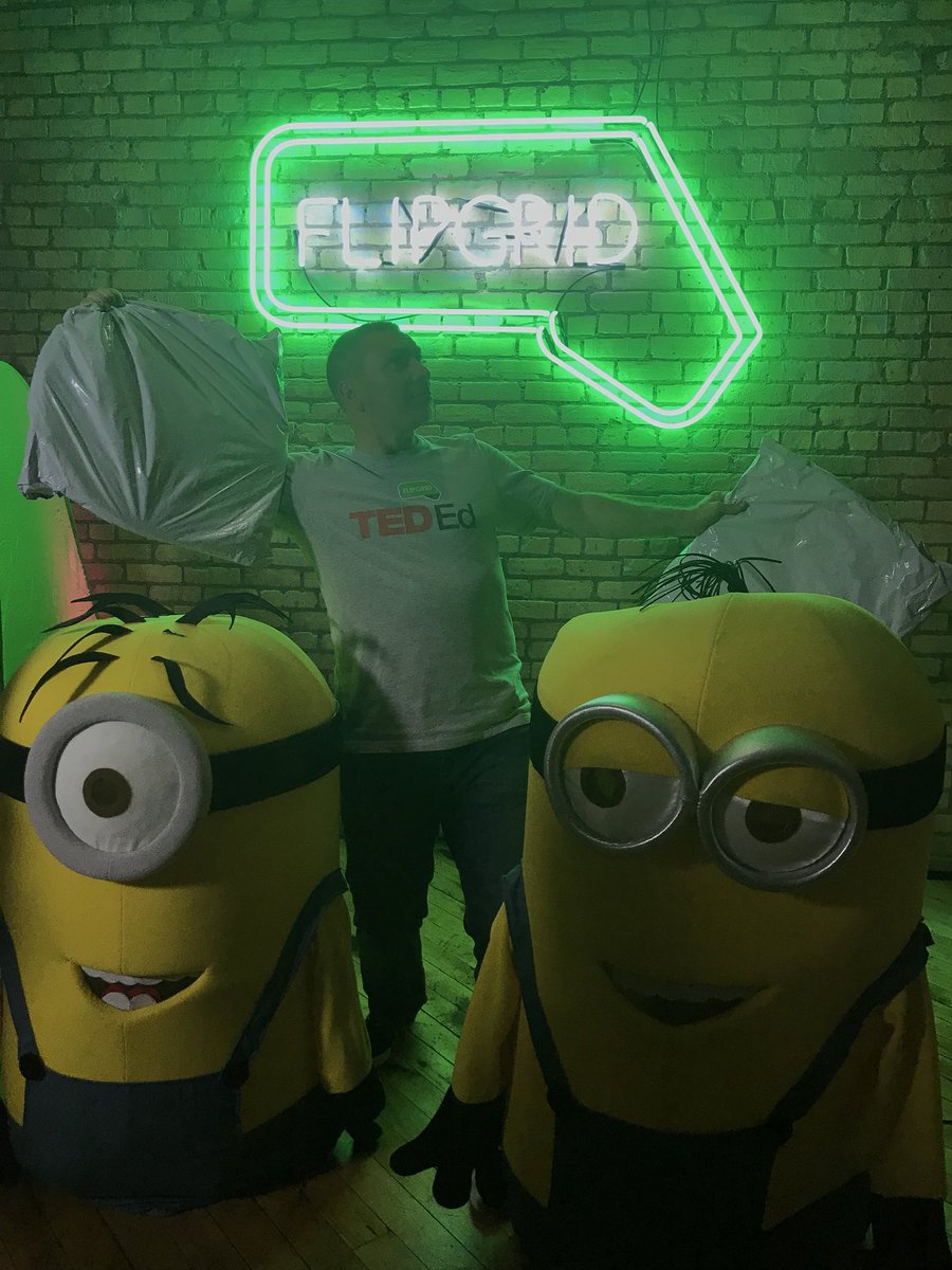nathangildart's tweet photo. Boarding for Tokyo. Sorry @Flipgrid but my Minions and I had to nik a second voicepod. Got some events coming up so in spreading my #FlipGridFever one won’t be enough. ;) Thank you #Studentvoicecon18 participants. You made my time perfect! You people and MN rock! https://t.co/JAkidf4UEC