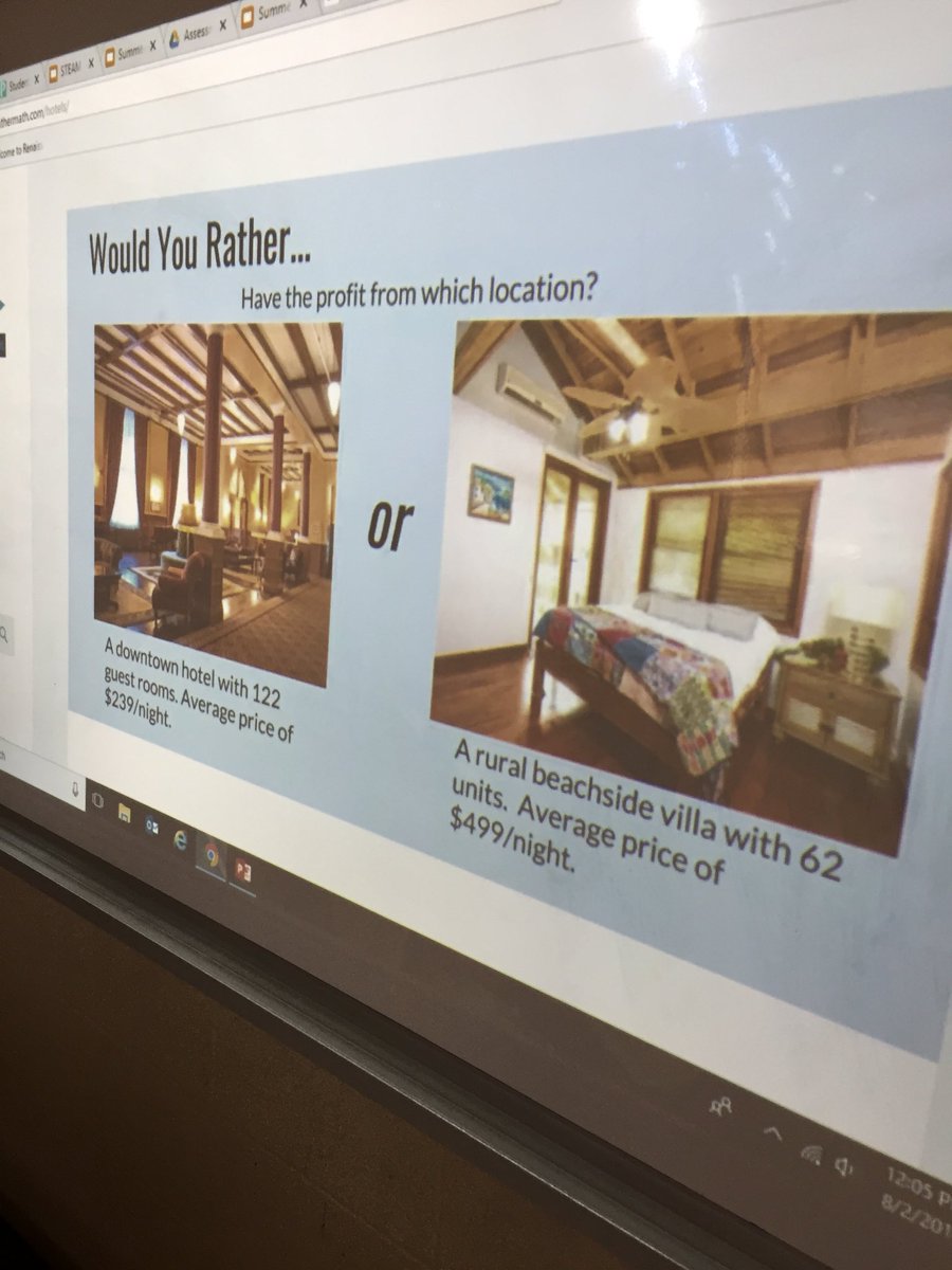 Traffordsclass's tweet image. Number talk today “math would you rather?” @SCDSB_Schools @scdsbSL #scdsbslp