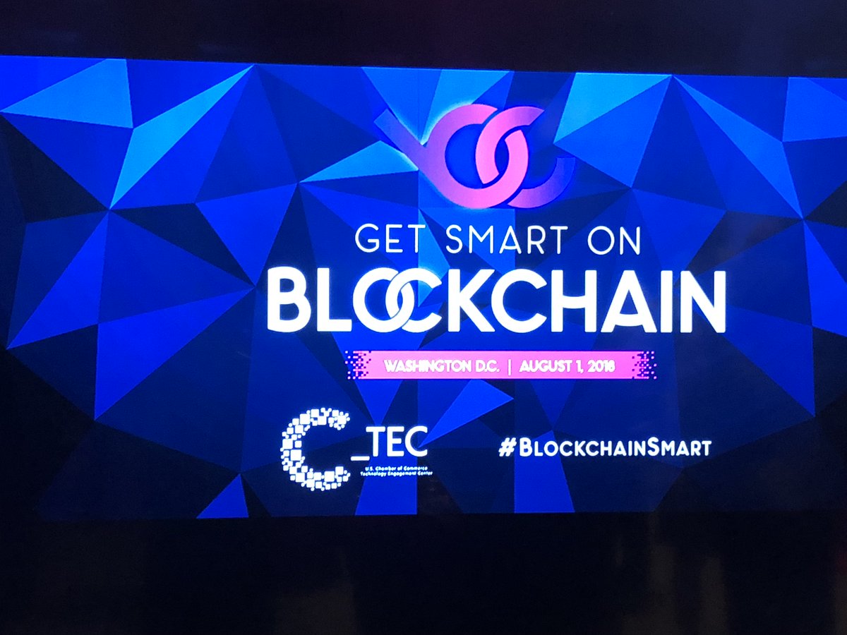 jamiestrongurl's tweet photo. It was an honor to speak at the @USChamber's first blockchain event #BlockchainSmart in DC. 750+ in attendance! Read @AaronWStanley's of #Sweetbridge article covering the event and our #crypto panel. https://t.co/hz5l8yPwbd 
#blockchain #WIB #WotB #bitcoin https://t.co/pX9yydxBze