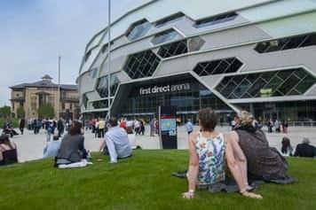 New security metal detectors to be installed at First Direct Arena in Leeds. At FutureScan we provide a range of metal detectors from walkthrough to handheld! buff.ly/2JKhXl9 #metaldetectors #leeds #arena #safety