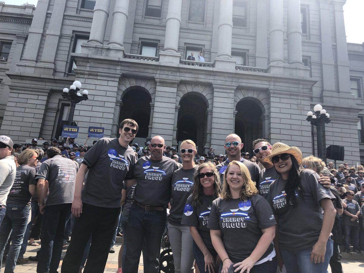 API_Colorado's tweet image. CPC is so happy to be at the 2018 Energy Proud rally! We are proud to be apart of this industry & stand beside our fellow supporters! #oilandgasISColorado #EnergyProud @Tracee_Bentley @BrockHerzberg @cjmcgowne