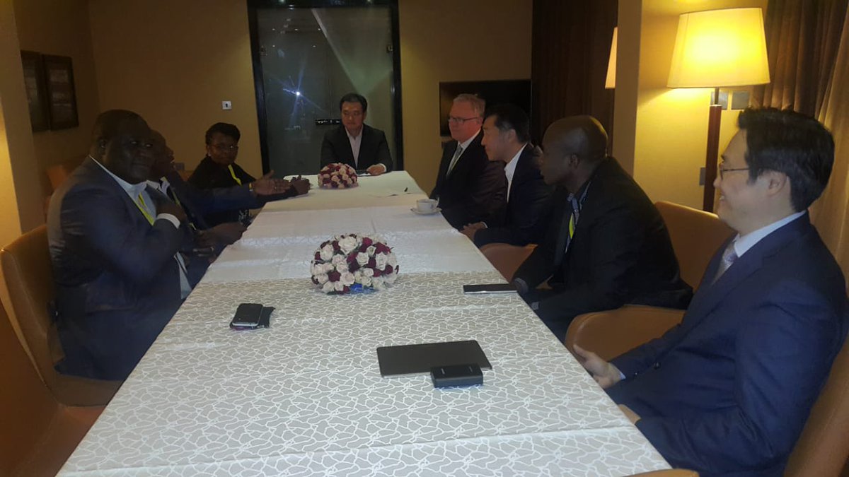 KICDKenya's tweet photo. KICD CEO Dr Jwan (Left) hold discussions with Global Peace Foundation officials in Kampala on how to inculcate Instructional, Moral and Innovative Leadership among school leaders #CurriculumReforms https://t.co/D9ARu895pI