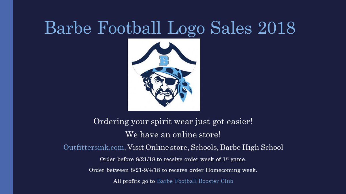 Barbe Buccaneers Football (@barbebucsfball) on Twitter photo 