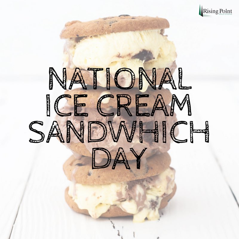 RPS_CreditKelly's tweet photo. Happy National Ice Cream Sandwich day! We know where we are going for lunch; Nestle Tollhouse. How about you?

#IceCreamSandwichDay #risingpointsolutions https://t.co/hQPM8i3lUx