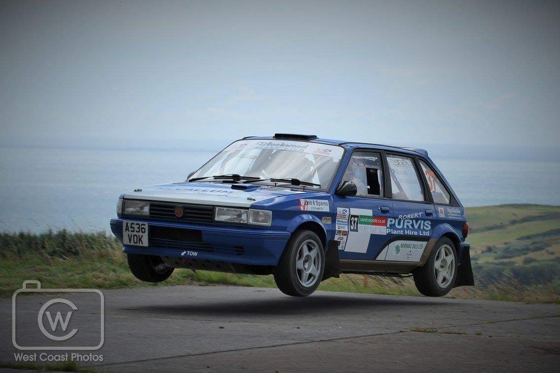rally_analyst's tweet photo. @absolute_rally @TonySimpson74 @Ryan_Champion @jackbenyon This is the Maestro currently leading the #STRC mentioned in this weeks pod! Rapid car and driver combination! Was mega in the wet last time out at the Mach1 Stages! Cracking pic by Gavin at West Coast Photos #maestropower https://t.co/PFX32Rp51h