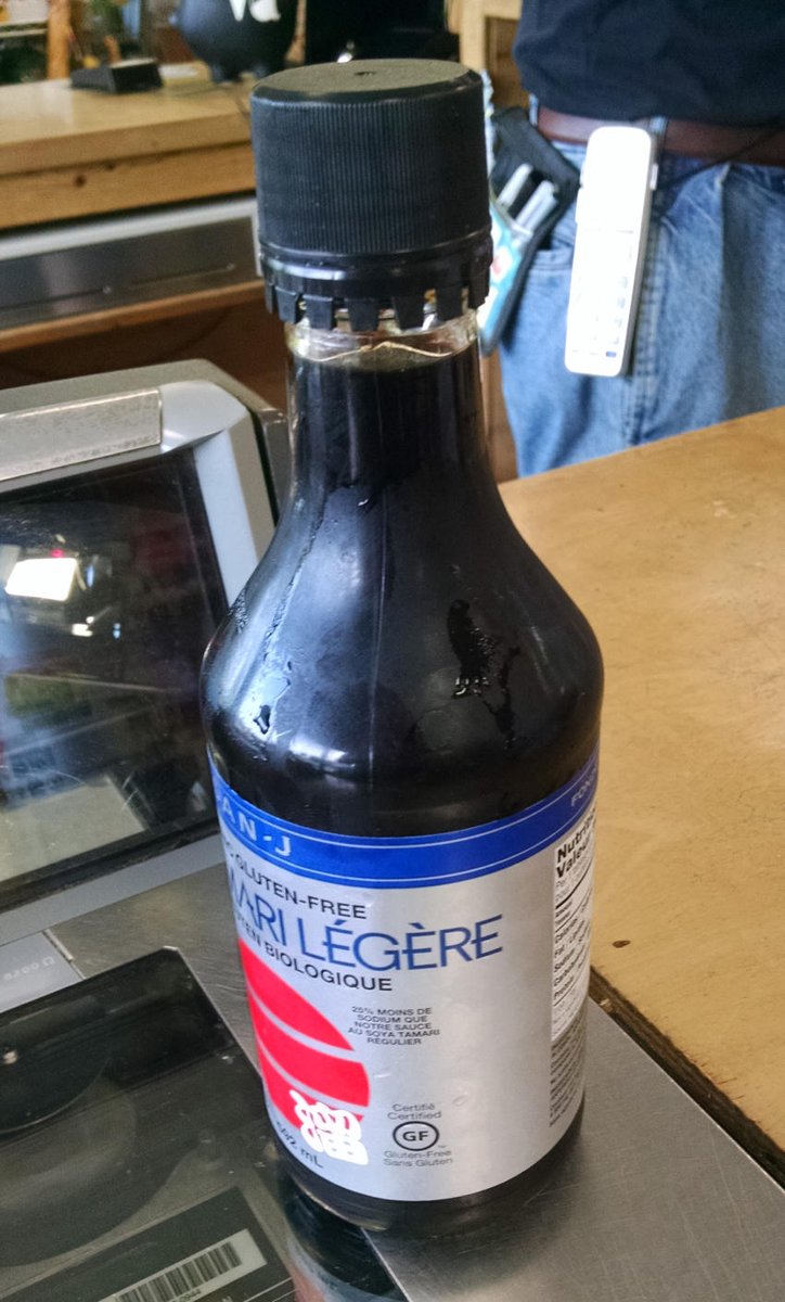 EarthsGeneral's tweet photo. Refill and Save Money & resources
A person had her #GlutenFree tamari sauce refilled from our bulk.
Regular shelf price 11.99$
Refilled price 9.80$ PLUS a nickle reward :)
#RefillDontLandfill #ReuseDontLandfill #RefillDontRecycle #ReuseDontRecycle #BeTheChange #BYOContainer https://t.co/ao4SL1r4jc