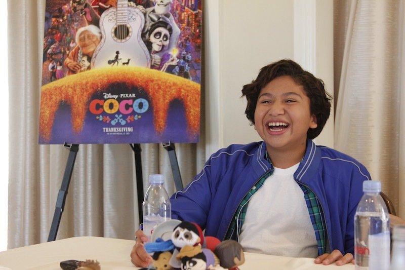 DiscoverSelf's tweet photo. Listen How Anthony Gonzalez, the voice behind Miguel in @DisneyPixar #COCO, Sings One of the Most Beautiful Songs in the Movie "Remember Me!" #PixarCocoEvent #PixarCoco #DisneyInterviews @AnthonyBGonzal https://t.co/pOnipDzv6J https://t.co/KJsuvTIiq9