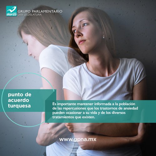 El trastorno de ansiedad afecta a 14.3% de los mexicanos. En <a href="/NuevaAlianza/">Nueva Alianza Tepeapulco Oficial</a> exhortamos a la <a href="/SSalud_mx/">SALUD México</a> a implementar campañas de prevención y de diagnóstico oportuno del trastorno de ansiedad. ¡Tu salud es lo más importante! #13contigo