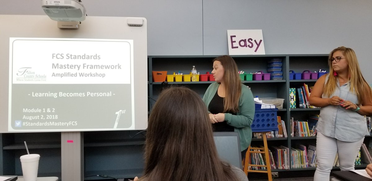 Thanks, Annie and Catie!!!😊 #StandardsMasteryFCS