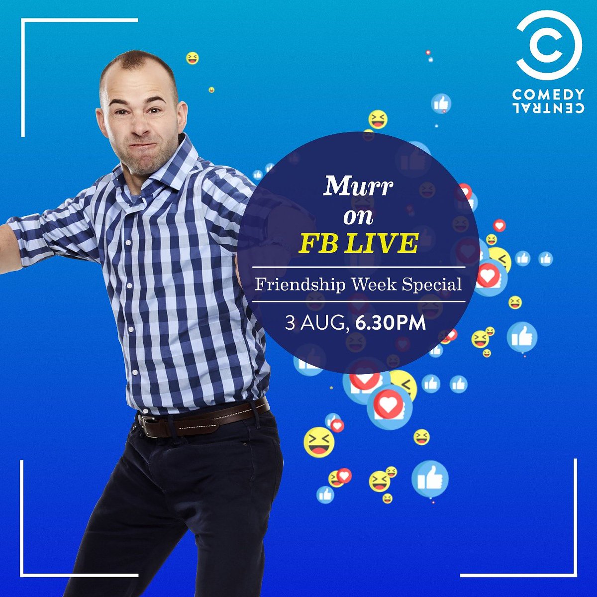 PRASHAN72143372's tweet photo. @jamessmurray is doing a FB live with @ComedyCentralIn at 6:30pm tomorrow!!!!!! OMFG i need to be there for this. Join in with your questions on https://t.co/RMNagvtrRb, keep it coming :) https://t.co/dfEOZNENvy