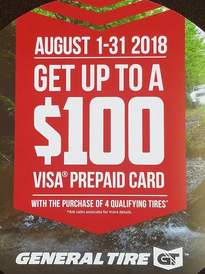 EppiesTire's tweet photo. For The Month Of August. #GeneralTires Are Offering Up To A $100 Visa Prepaid Card With A Purchase Of 4 Qualifying #Tires. Stop Into Our Shop In Northeast #Philadelphia To Grab This #Deal Today, Before The Month Is Over
#eppies #eppiestires #savings #newtires #needtires #autocare https://t.co/4DZfiAV5Py