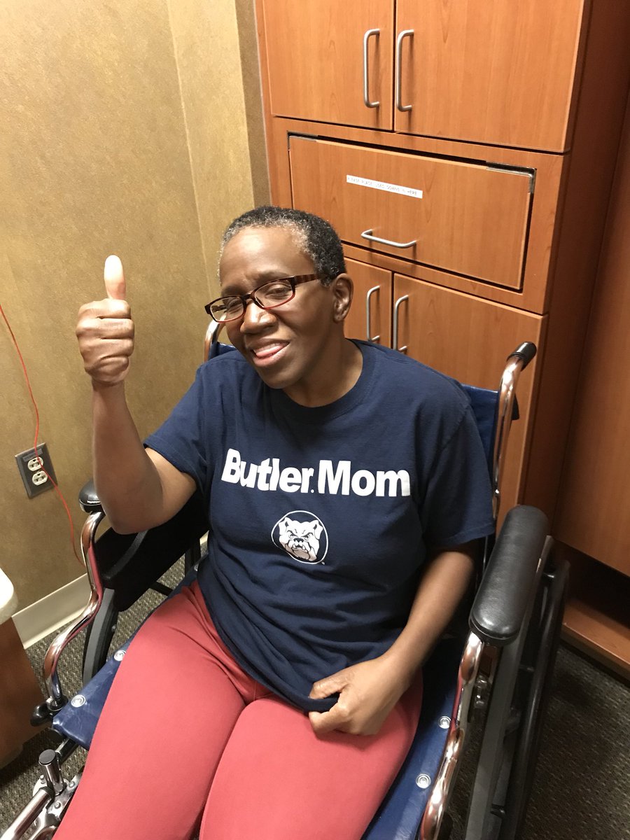 cdotjones's tweet photo. First treatment in the books! #ButlerMom #mydawg #FUCancer https://t.co/uiqJbb0W1W