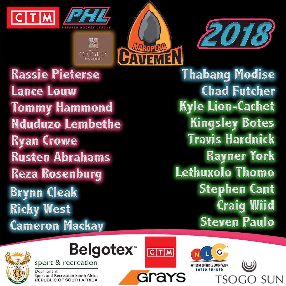 Here are your reigning champs, the Cavemen team for #PHL18