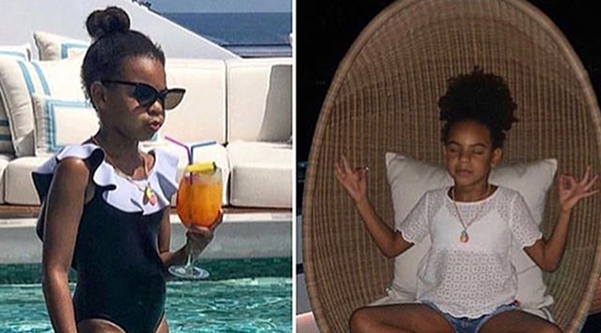 Oh Polly On Twitter Blue Ivy Is 6 Years Old Chilling On A