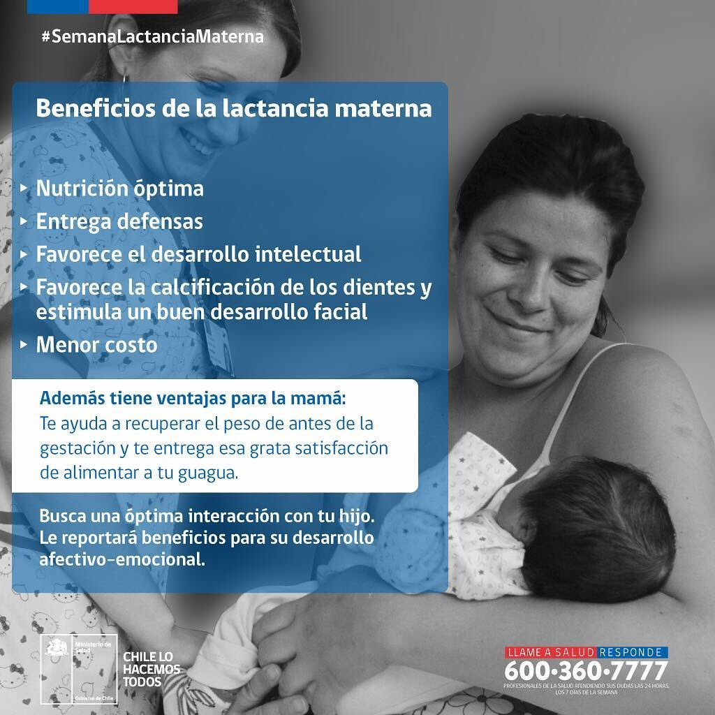 SeremiSalud_Coq's tweet photo. La #LactanciaMaterna exclusiva ayuda a prevenir la malnutrición en todas sus formas y genera efectos positivos a largo plazo para niños y madres. #SemanaLactanciaMaterna #SMLM18 🤱🏻👶🏻 https://t.co/9cA3H3wMly