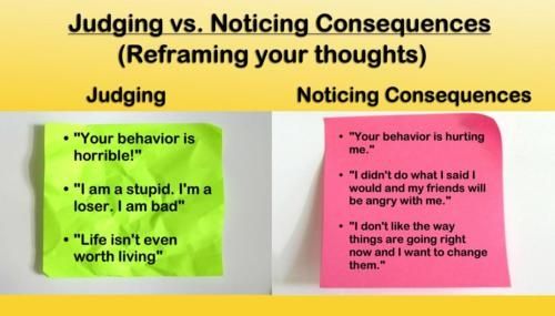 Non-judgmentally - one of the "how" to be #mindful skills. Let go of arbitrary measures. #dbtskilloftheday