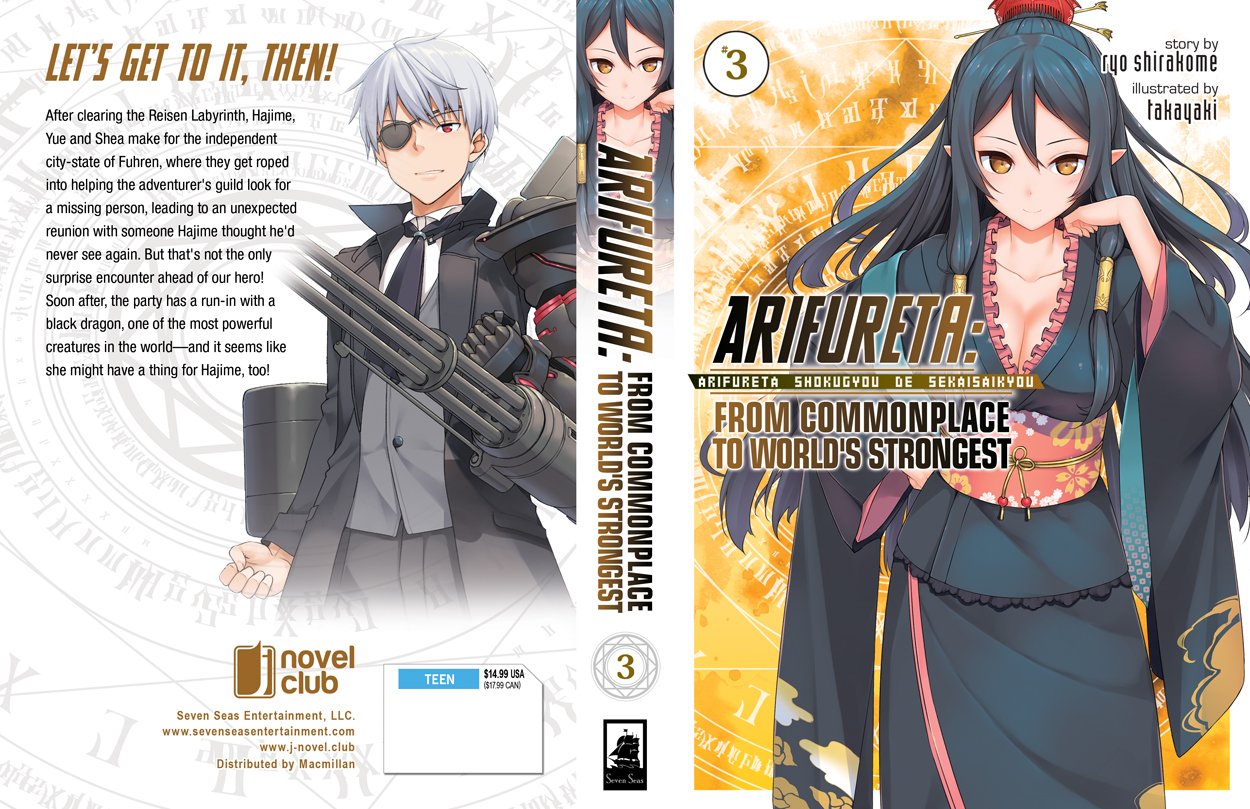 Arifureta: From Commonplace to World's Strongest Volume 3