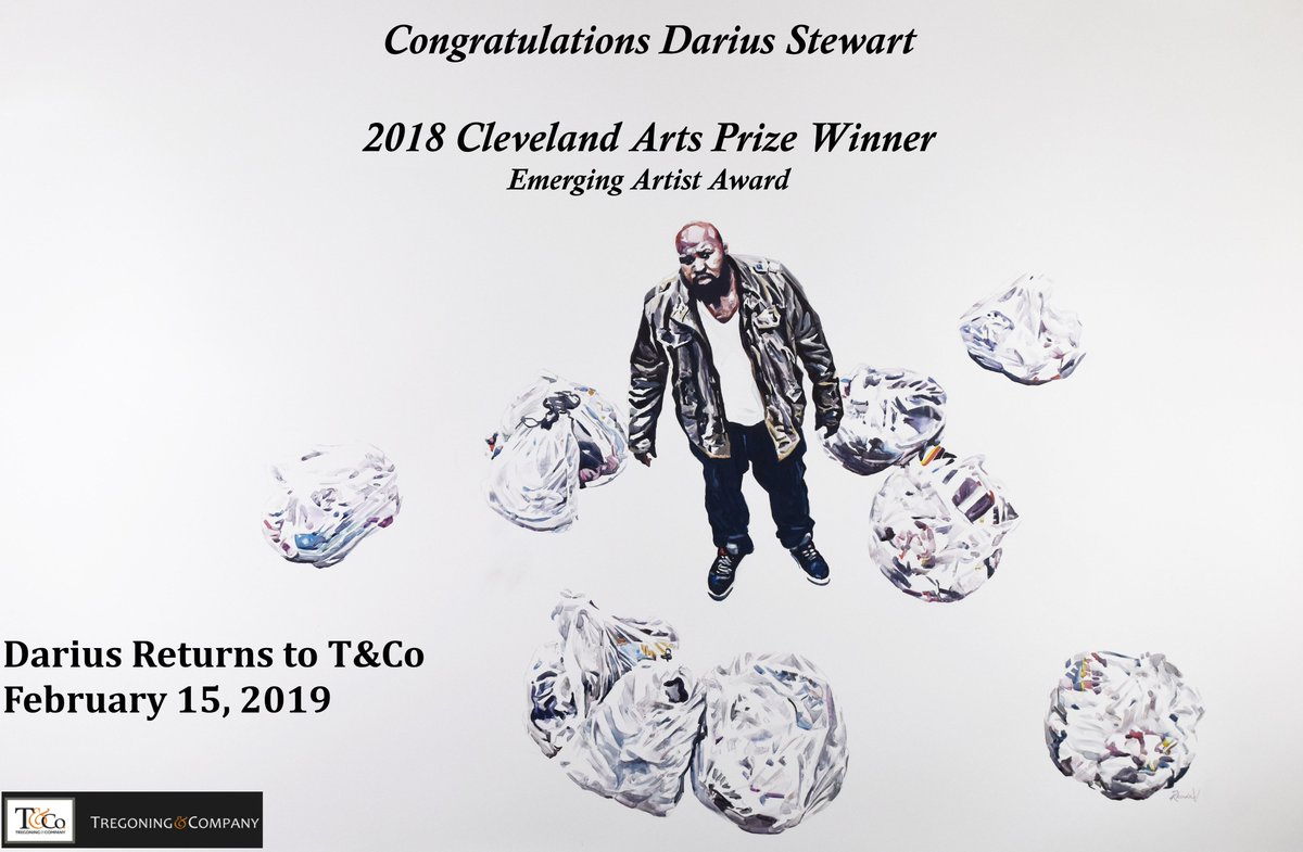 TregoningandCo's tweet photo. Congratulations Darius Steward, 2018 Cleveland Arts Prize Winner! https://t.co/G9K4LEiRZN