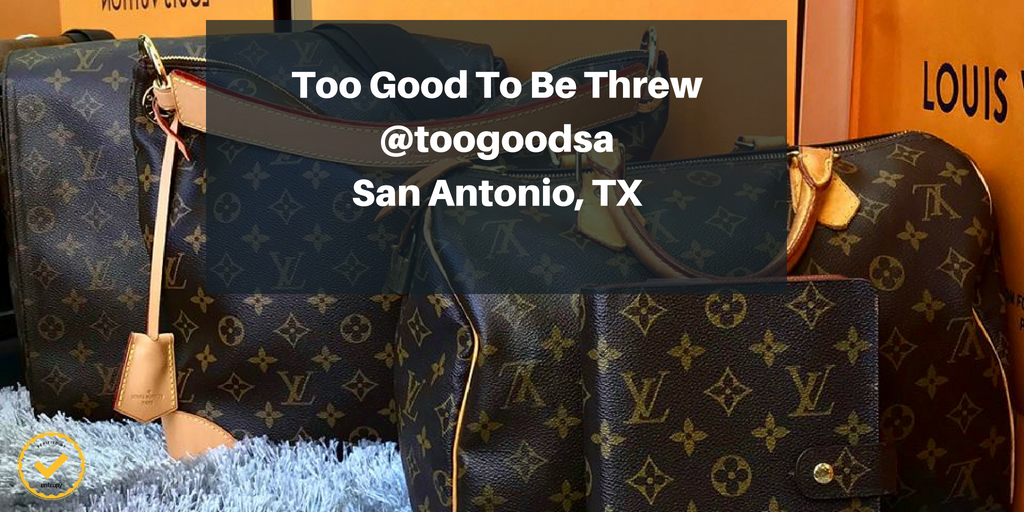 Entrupy's tweet photo. Too Good To Be Threw is one of our newer customers so If you're looking for a Louis Vuitton, Chanel or any other luxury branded handbag, stop by their San Antonio location and shop with confidence knowing that their bags are Entrupy Verified authentic! #techisbetter #entrupy https://t.co/7jEede3VT6