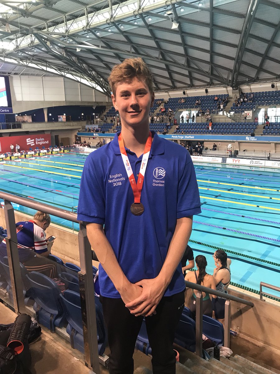 Congratulations to Tom Garden on winning a Bronze medal in the men’s 18yrs+ 50m Backstroke! 🥉💪🏼👍🏼 .
 #steppedup #sprintlife #fasttwitch #SEswimming #englishnationals #summernationals #bluearmy #proudclub #oneteam #BWSC