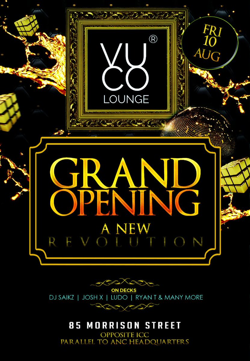 vucolounge's tweet photo. 10th of August is going to be happening https://t.co/mgUBKRX3cN