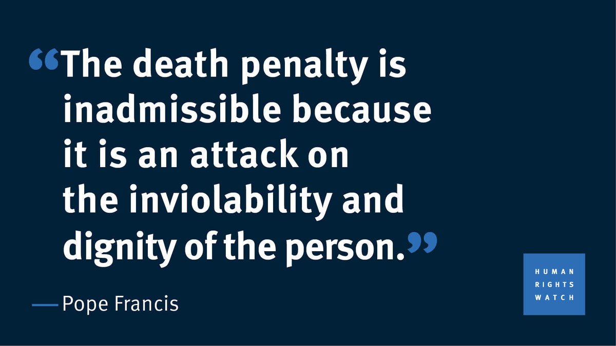 Quote of the Day, by @Pontifex, who has changed Catholic Church teachings  about the death penalty and is now working to abolish it world wide.  https://t.co/s2XOYvhZKj, image size:1200x675