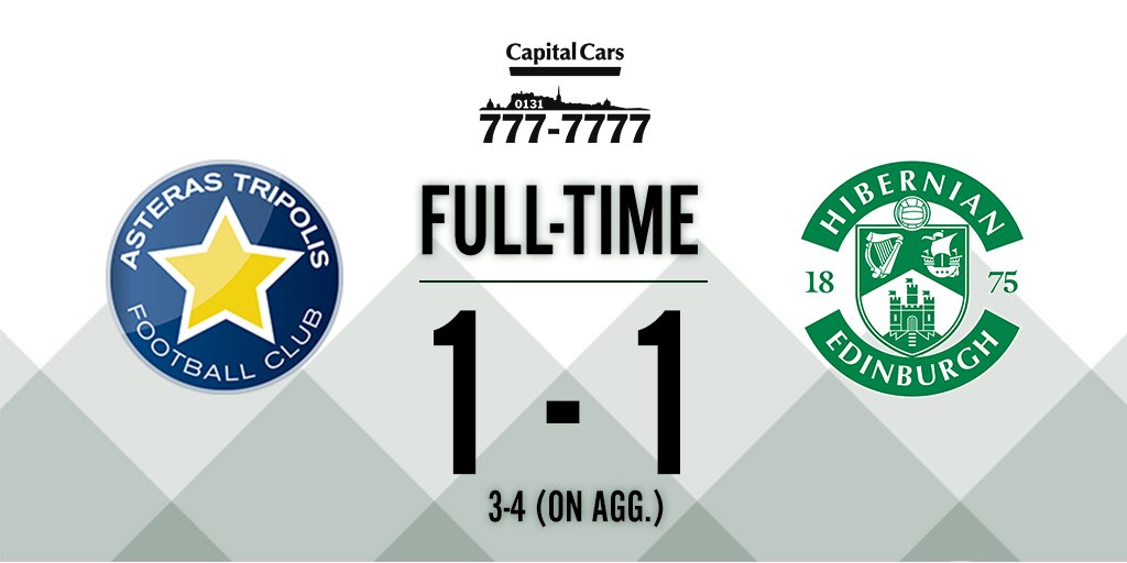HibernianFC's tweet photo. FT| AST 1-1 #HIBS (3-4 agg)

And breathe everyone https://t.co/zKqiU8XR3p