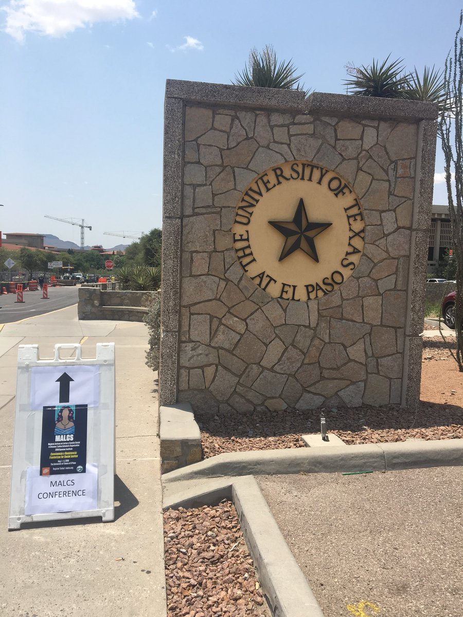 sferna109's tweet photo. Empezamos con todo ya en @MALCSMujeres 2018 Summer Institute at @utep!!! #MALCS2018 #fronterizas #convivencia #resistencia #socialjustice https://t.co/8QsqeZCHfe