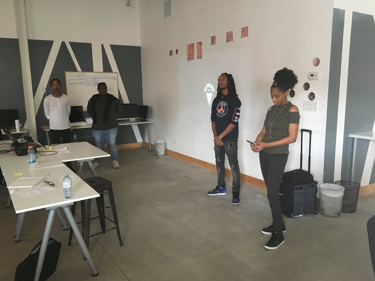 cee_toronto's tweet photo. Day 3! Cometh the hour cometh the man &amp; woman! The day has arrived 4 the Hackathon prez, the group have been working all night on their solutions to increase black engagement in tech . Will the panellist be impressed? Their eyes may be sleepy but the spirit is willing! #ceetech https://t.co/qPmsd46hfu