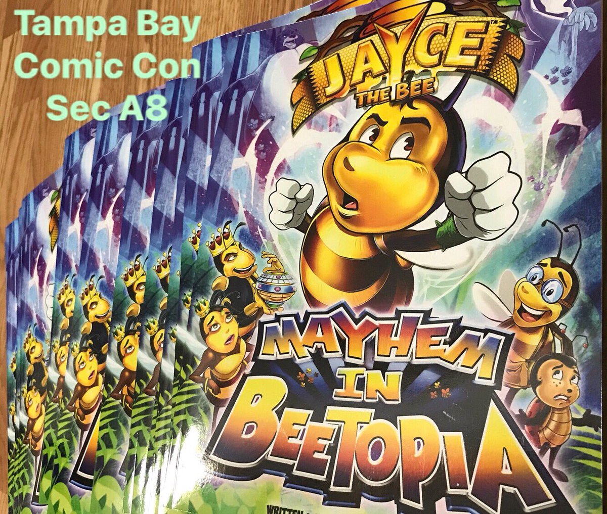 jaycethebee's tweet photo. Tampa Con. August 3-5 Tampa Bay convention center. Section A8🐝 #jaycethebee #beelieve #tampabaycomiccon https://t.co/XzGC9l37ZY