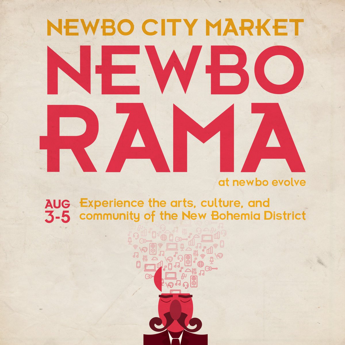 NewBoCityMarket's tweet photo. We are 1 day away from what is sure to be an incredible weekend with NewBoRama at newbo evolve! 🙌🏻 Here's a link to today's newsletter with a schedule, map & more details: https://t.co/kffX0ItCS4 #NEWBORAMA #DiscoverNewBo #NewBoCityMarket #newboevolve https://t.co/htd7l40jsd