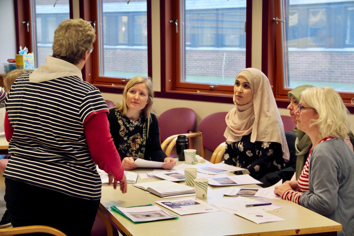 We ❤️ meaningful cross-town collaborations! This spring, staff from #Johanneslæringssenter met at #ISStavanger to discuss teaching additional languages. Johannes teaches #Norwegian to migrants and refugees as they assimilate into Norwegian society. Insightful and productive!