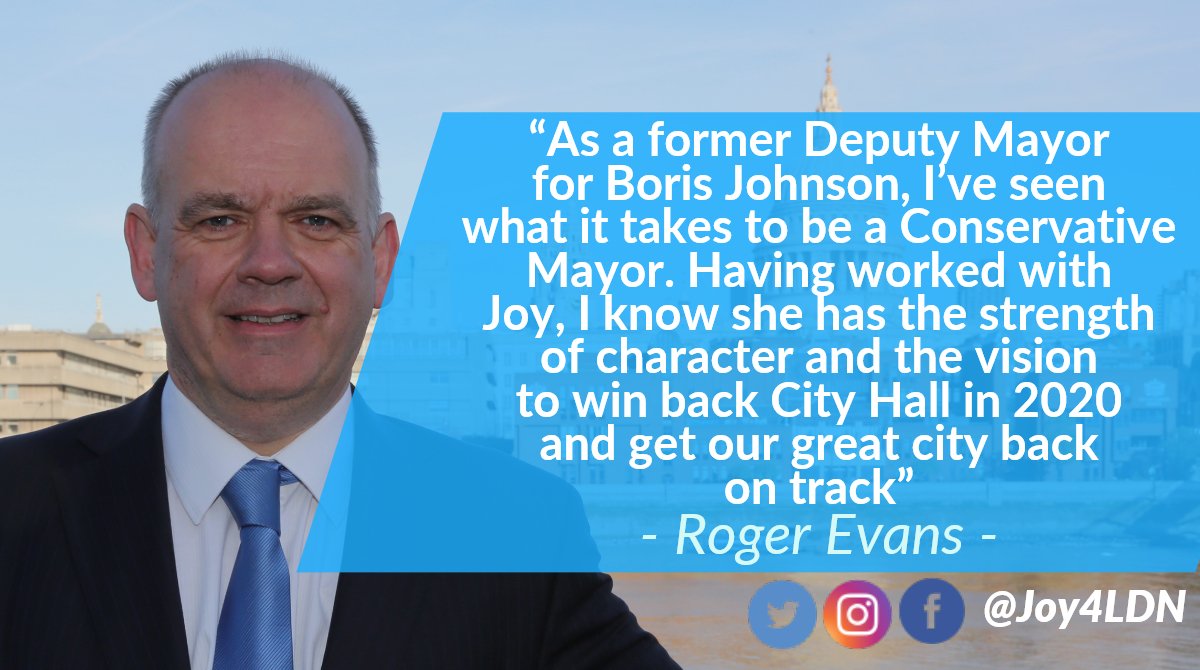 Joy Morrissey For Londonmayor On Twitter Thank You Thespeakingrog As A Former Deputy Mayor For Boris Johnson I Ve Seen What It Takes To Be A Conservative Mayor Having Worked With Joy
