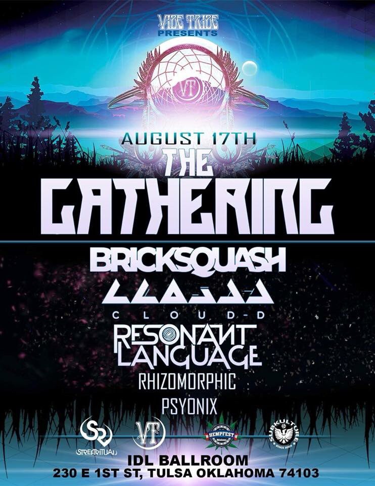 📡Super fresh Street Ritual announcement featuring the entire MF’n BRICKSQUASH MAFIA.👽

➡️We are thrilled to be bringing <a href="/Bricksquash/">BRICKSQUASHMAFIA</a> , @clouddofficial and @resonantlmusic to <a href="/IDLBallroom/">IDL Ballroom</a> in Tulsa, OK on 8/17

#hoodmusicforaliens #streetritual #subdotmission #bassmusic