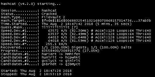 hashcat v4.2.0 released! 

Full changelog is here: hashcat.net/forum/thread-7…