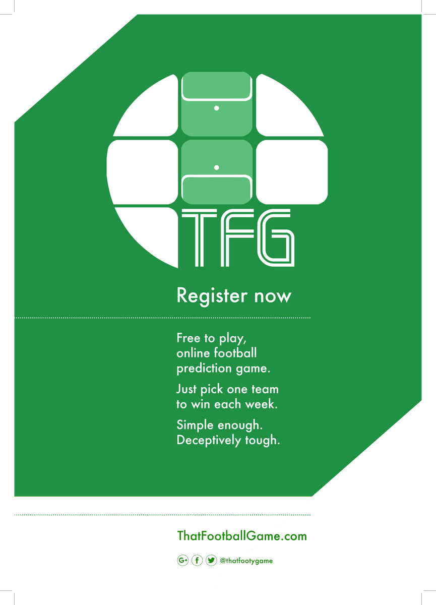 DON’T BELIEVE THE HYPE / RUMOURS… TFG 2018/2019 IS HERE! thatfootballgame.com/dont-believe-t…