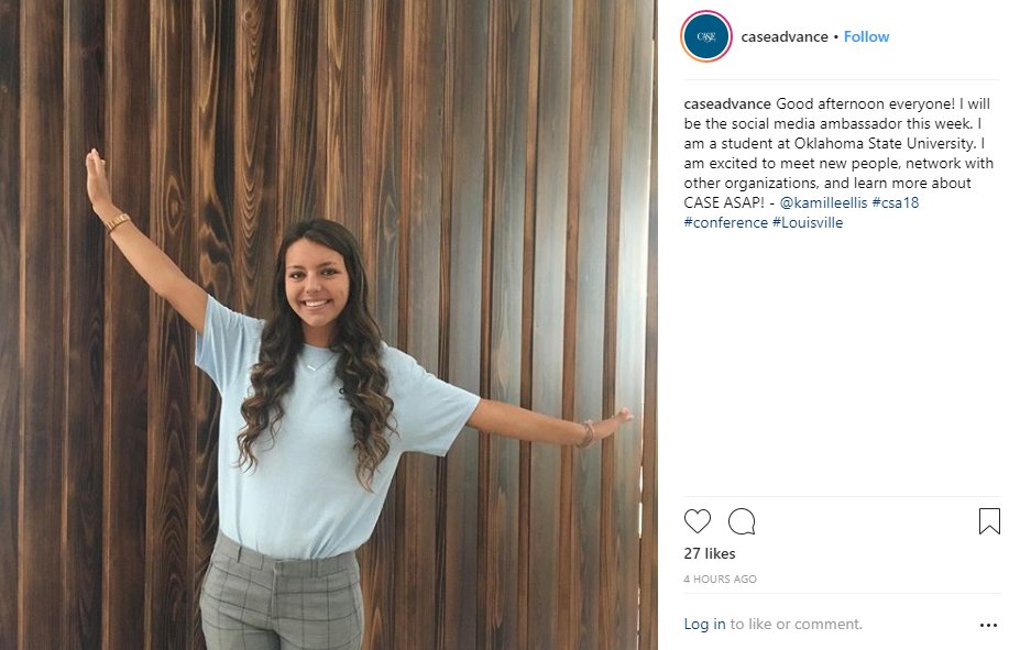 CASEAdvance's tweet photo. Our Conference for Student Advancement is kicking off tonight in Louisville, Kentucky! Follow along for the next few days as Kamille Ellis of @OSU_StuFu showcases the fun on IG: https://t.co/jVCqUUP9h7 #casecsa #studentphilanthropy #highered https://t.co/QJItrkXbBQ