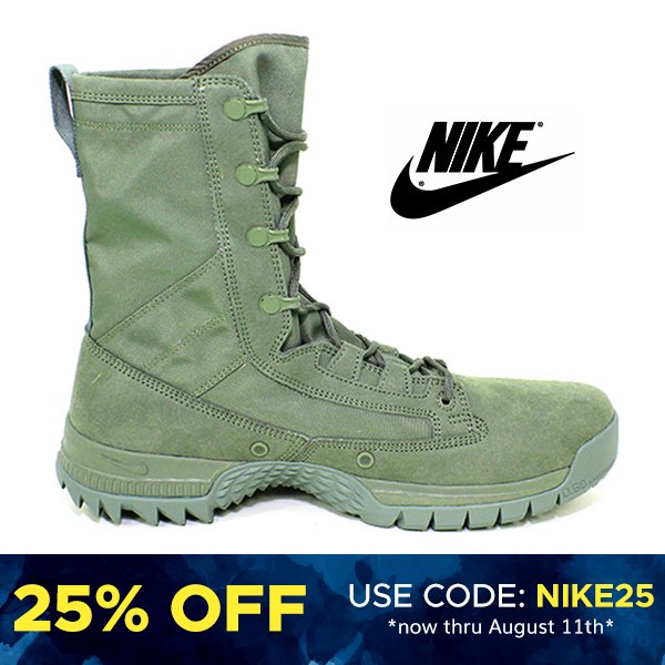 PatOutfitters's tweet photo. ✔ 25% off Nike SFB Boots!
With the feel of a sneaker and the durability of a boot!
https://t.co/chQXlJfa5Q

#25off #nikesfbboots #nikesfb #nike #Boots #footwear #sale #deal #patriot #Outfitters #tactical #military #gear https://t.co/7oFJ3L18Ll