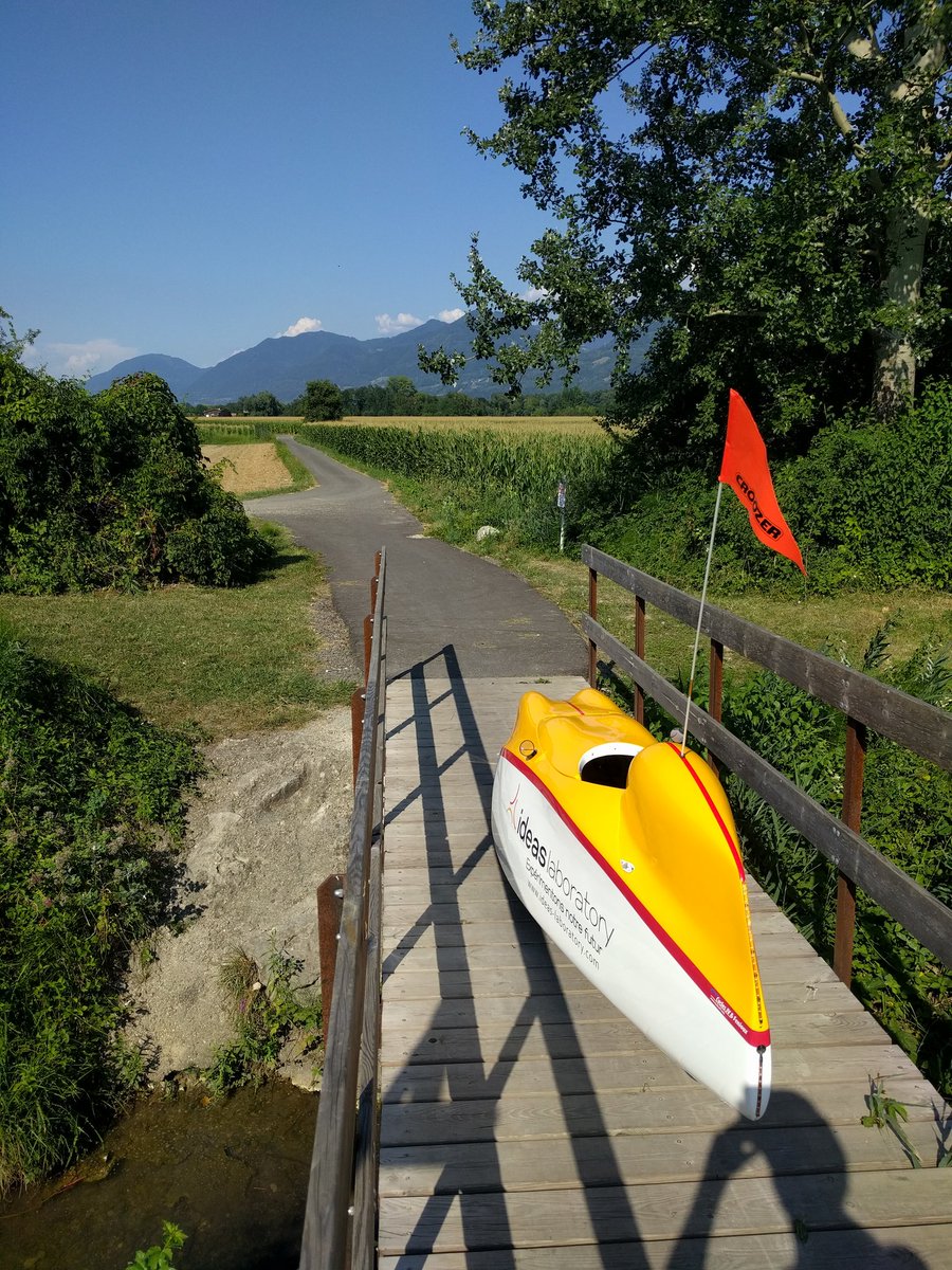 Magnifique ballade en vélomobile #MilanGT <a href="/IdeasLabFrance/">Ideas Laboratory</a>: 90 kms entre Grenoble et Chambéry en 3h30 !
#newmobilities #environnement