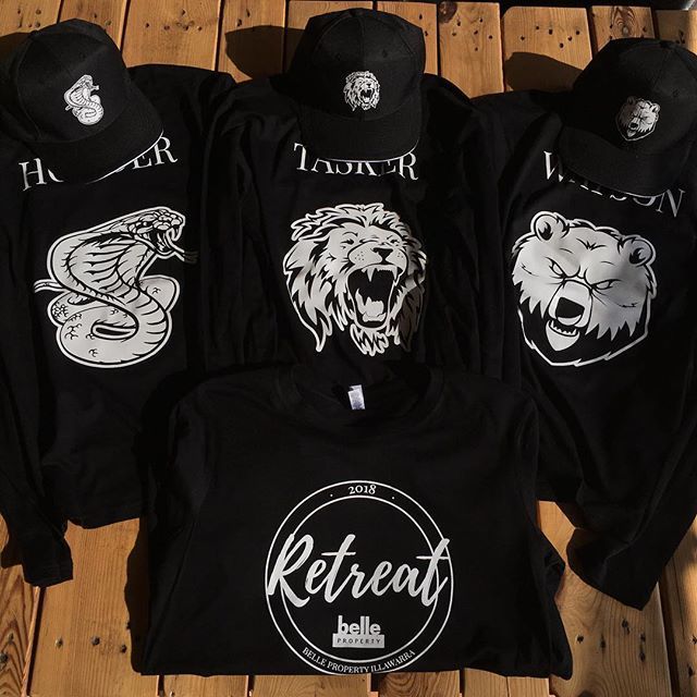 TshirtWorkshop's tweet image. Team time 🐍 🦁 🐻 .
.
#tshirtprinting #capprinting #screenprinted #digitalprinting #ascolour #team #teamwear #sports #promotees #eventtees #localbusiness #tshirtworkshop #wollongong #northgong #illawarra ift.tt/2LMup5v