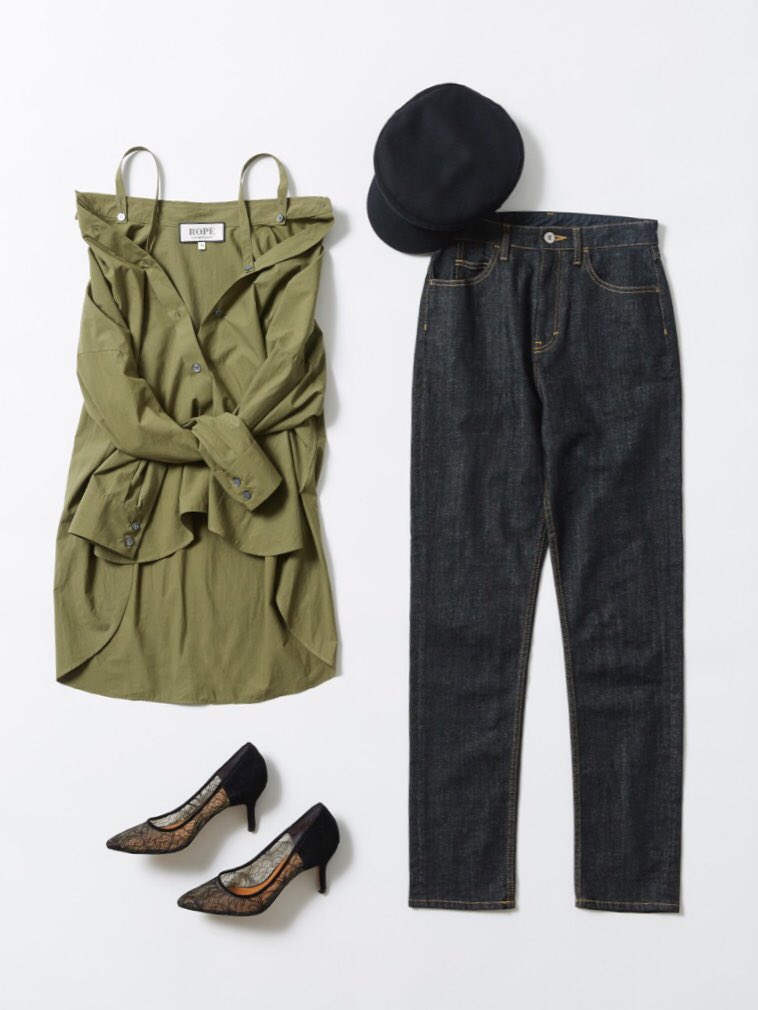 ROPE_JP's tweet photo. -Autumn02-
#shirt ¥14,000
#pants ¥12,500
#hat ¥7,800
#shoes ¥19,000
.
スタイリスト金子綾が提案するROPÉ mademoiselleのスタイリング
.
#ootd #fashion #code #aw18 #autumn #styling #autumnlook #denim #casquette #秋コーデ #シャツ #ropemademoiselle #mademoiselle

https://t.co/MRuIOrz4Em https://t.co/NXbZGW6Mv8