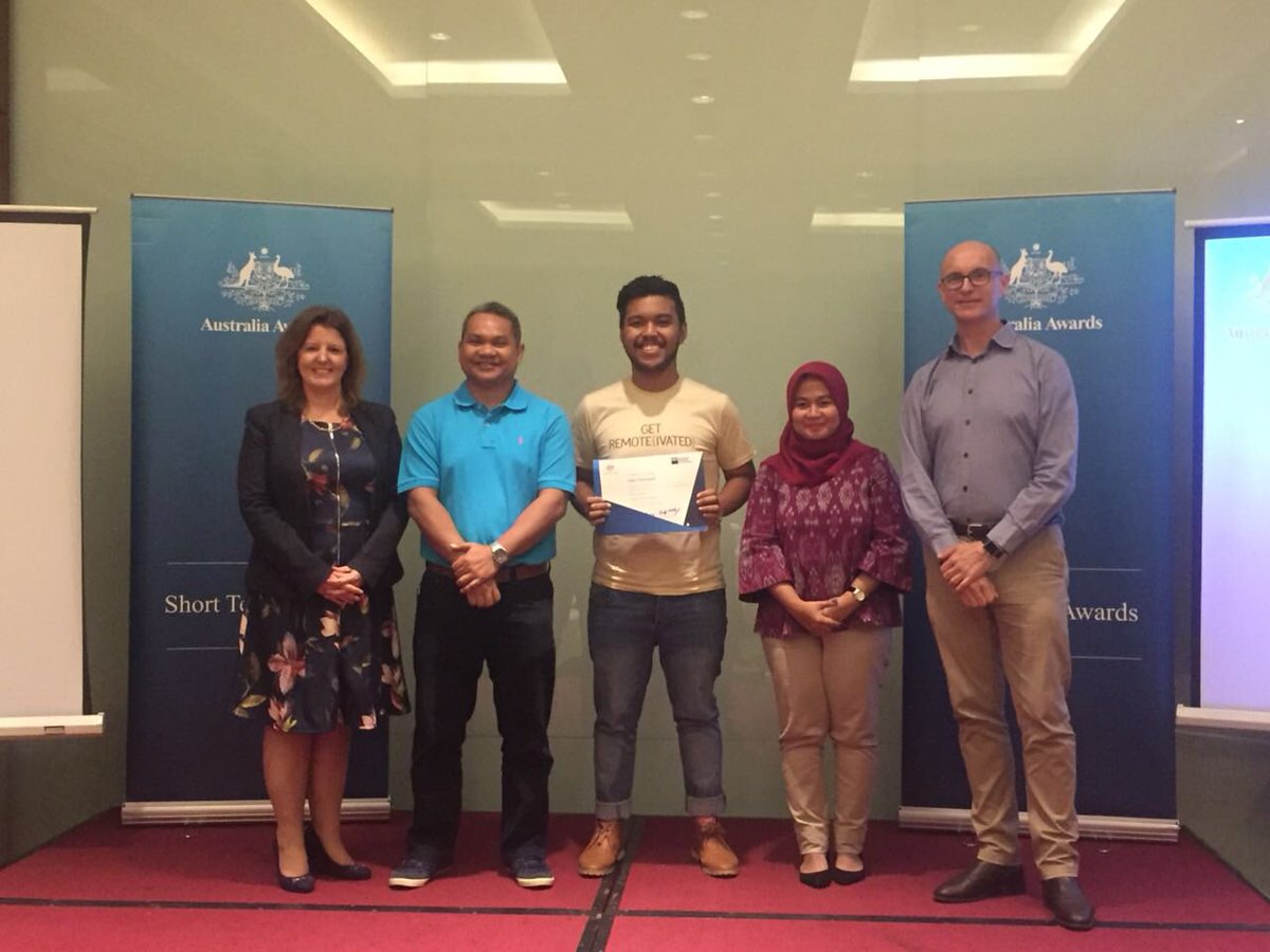 VChristaldi's tweet photo. Second certificate in the pocket! Thank you @AustraliaAwards, @QUT, @DubesAustralia, and our great facilitators @waperry &amp; Ralf Muhlberger for this fantastic experience #australiaawards #TechScaleUpID #aussiebanget https://t.co/069JJkFblt